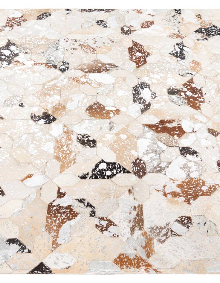 Detail image of  5' x 8' Cowhide Leather Rug