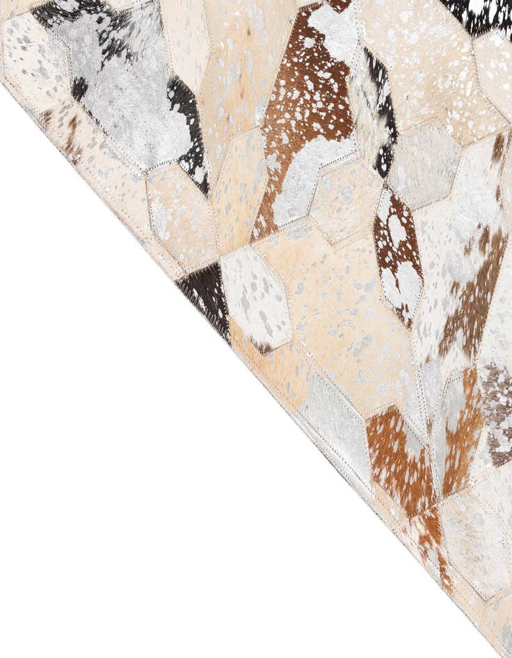 Detail image of  5' x 8' Cowhide Leather Rug