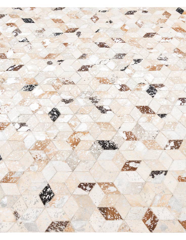 Detail image of  5' x 8' Cowhide Leather Rug