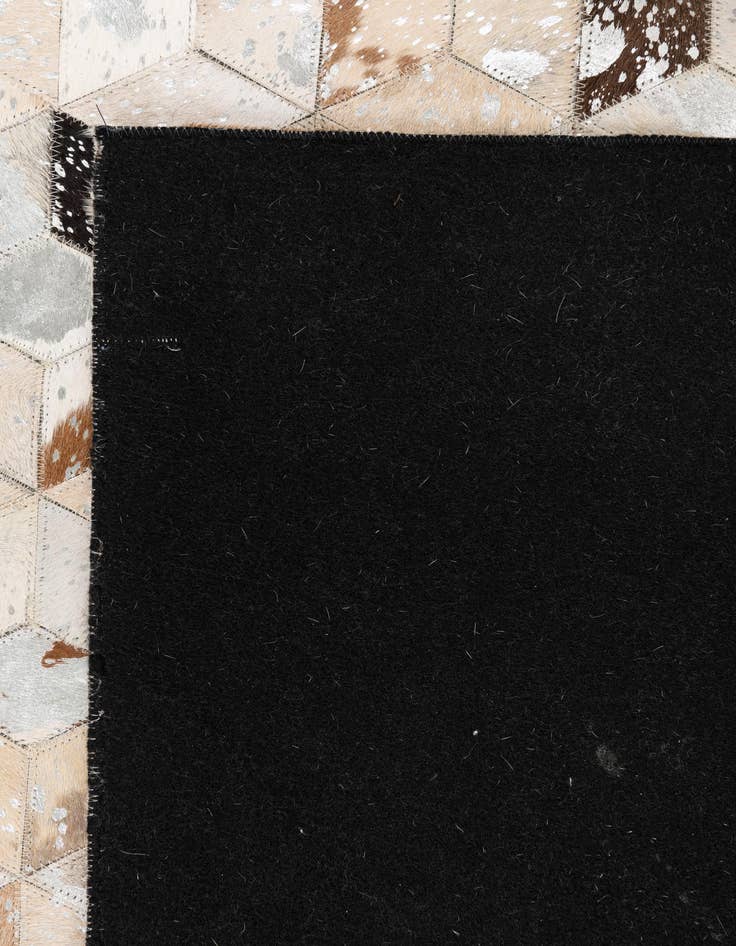 Detail image of  5' x 8' Cowhide Leather Rug