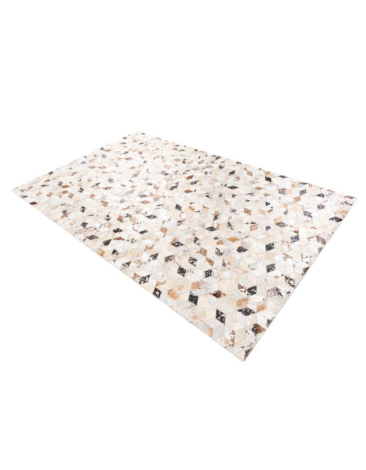 Detail image of  5' x 8' Cowhide Leather Rug