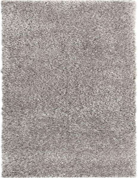 A 12 Ft gray shag runner rug with a textured pile, ideal for a hallway, offering comfort and modern style.