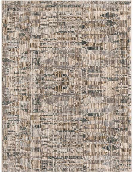A 12 ft runner rug with a textured abstract pattern in shades of brown, tan, and white, suitable for a hallway.