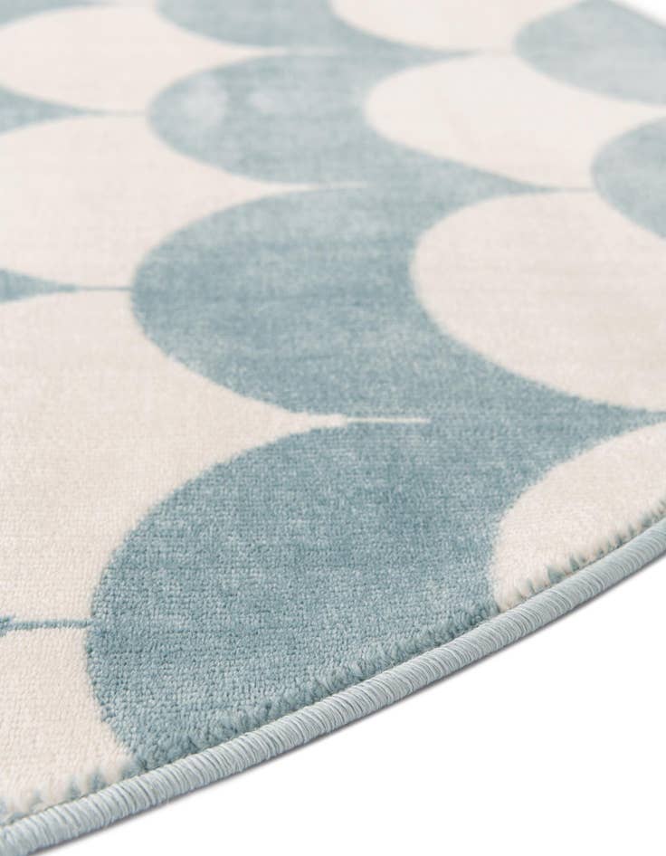 Detail image of  5' 3 x 5' 3 Whimsy Kids Round Rug