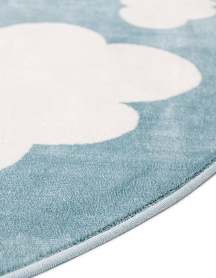 Detail image of  7' 10 x 7' 10 Whimsy Kids Round Rug