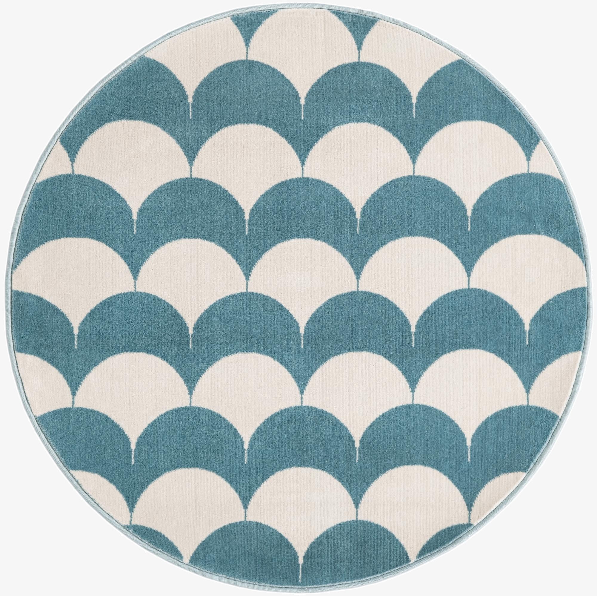  4' x 4' Whimsy Kids Round Rug