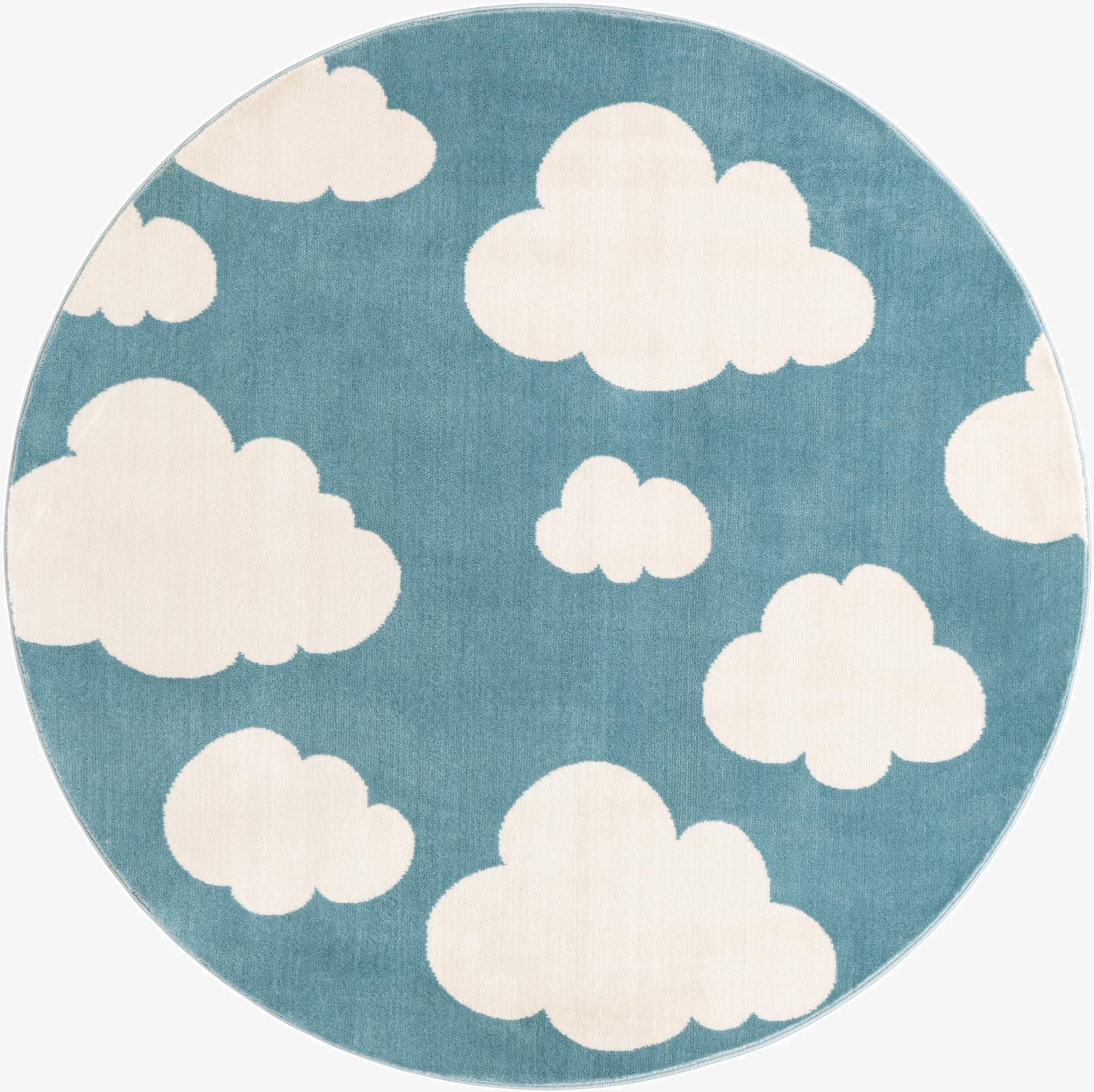  4' x 4' Whimsy Kids Round Rug