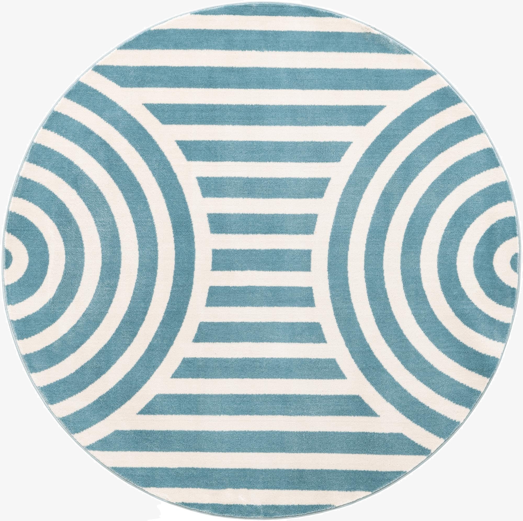  4' x 4' Whimsy Kids Round Rug