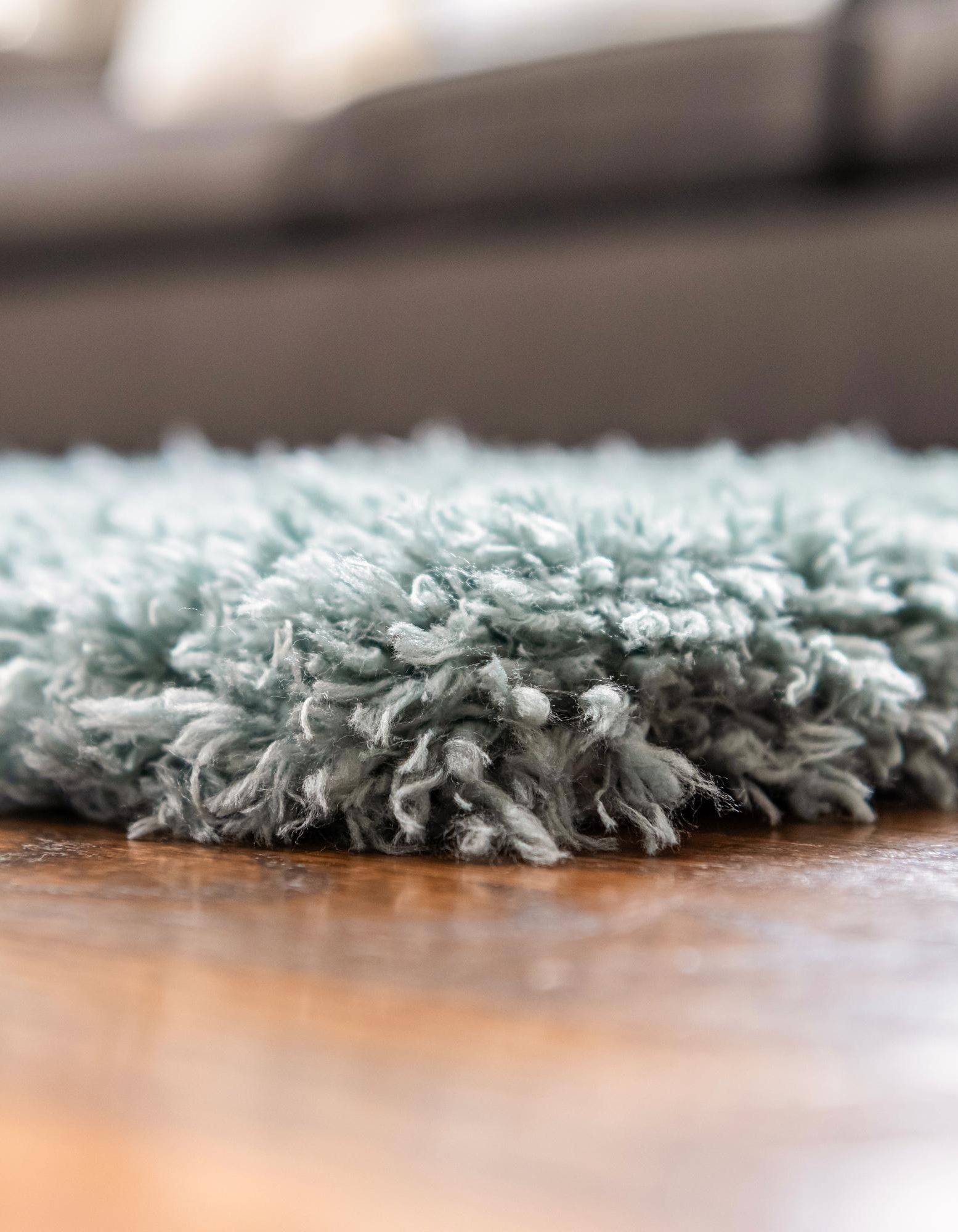 Slate Blue 6' x 9' Infinity Shag Rug | Rugs.com