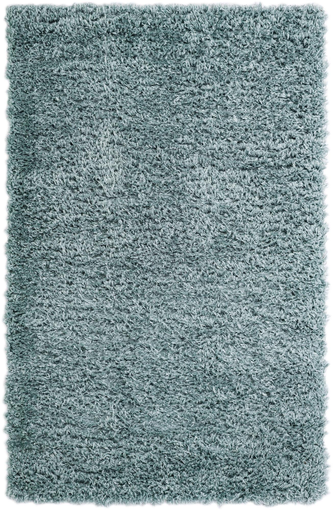 Slate Blue 5' x 8' Infinity Shag Rug | Rugs.com