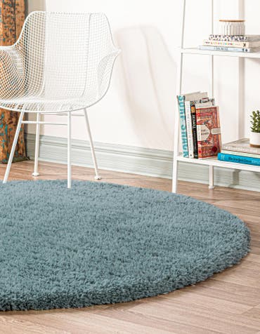  6' x 6' Infinity Shag Round Rug