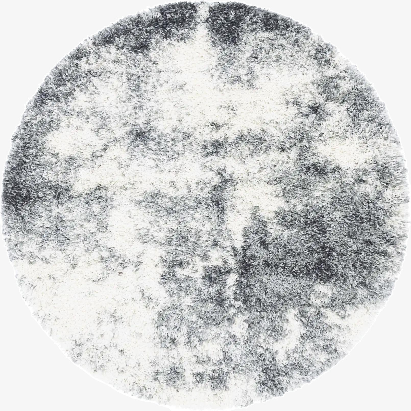  4' x 4' Soft Touch Shag Round Rug