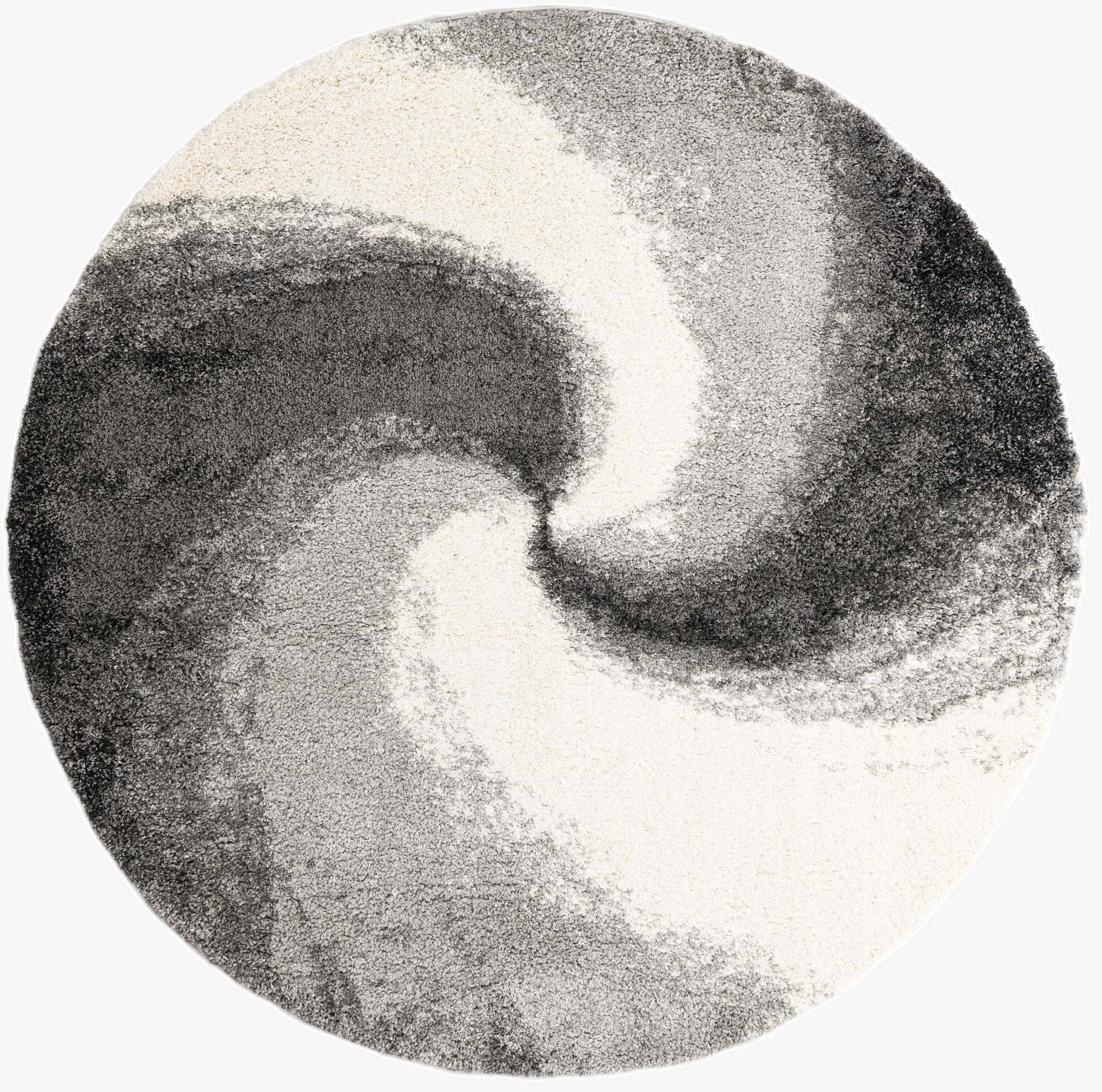  7' 10 x 7' 10 Soft Touch Shag Round Rug