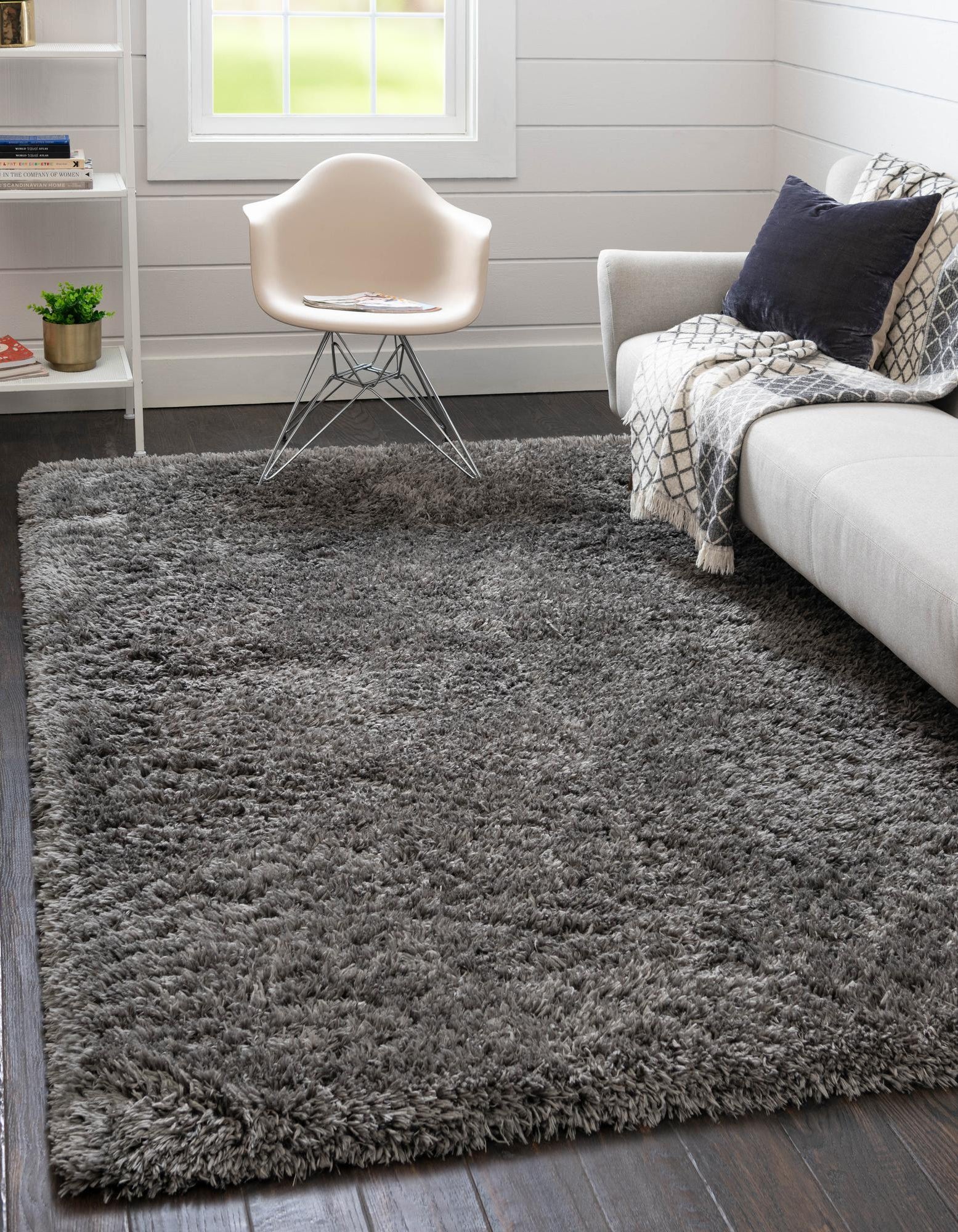 Smoke 10' x 13' Infinity Shag Rug | Rugs.com