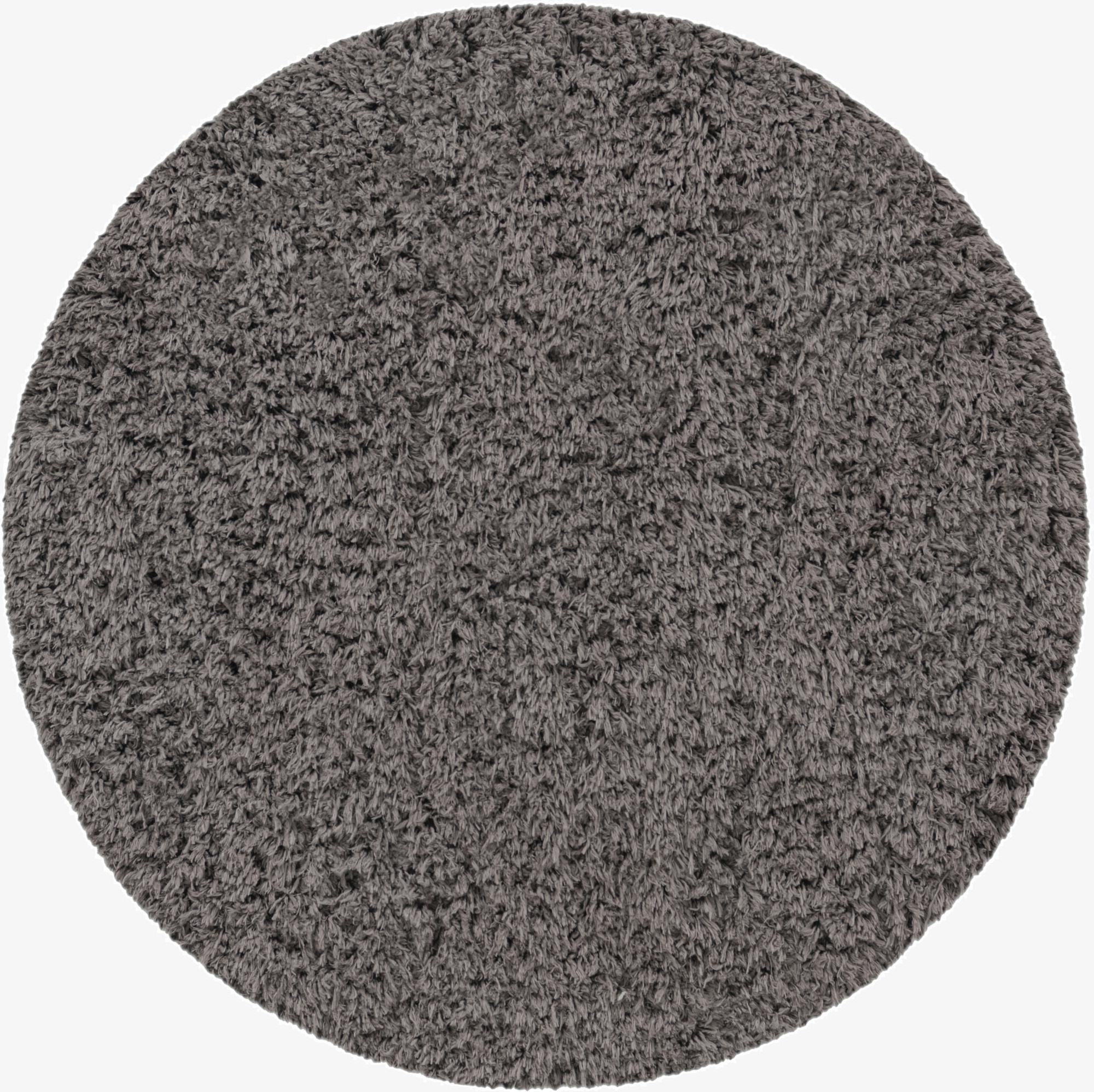  4' x 4' Infinity Shag Round Rug