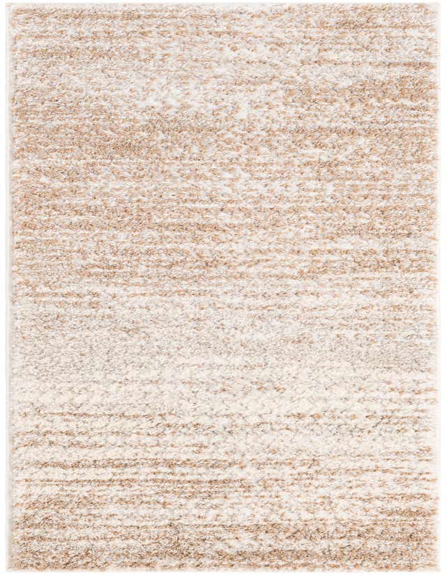 A 6 ft runner rug in shades of ivory and cream with a textured, medium pile, suitable for a hallway.