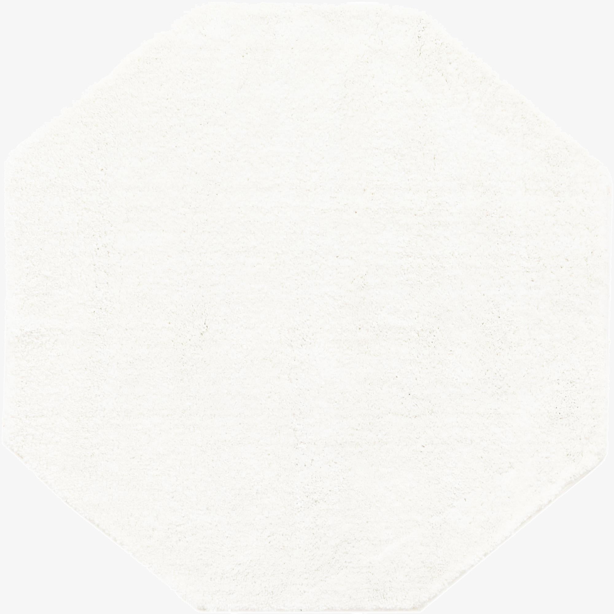  8' x 8' Solid Frieze Octagon Rug