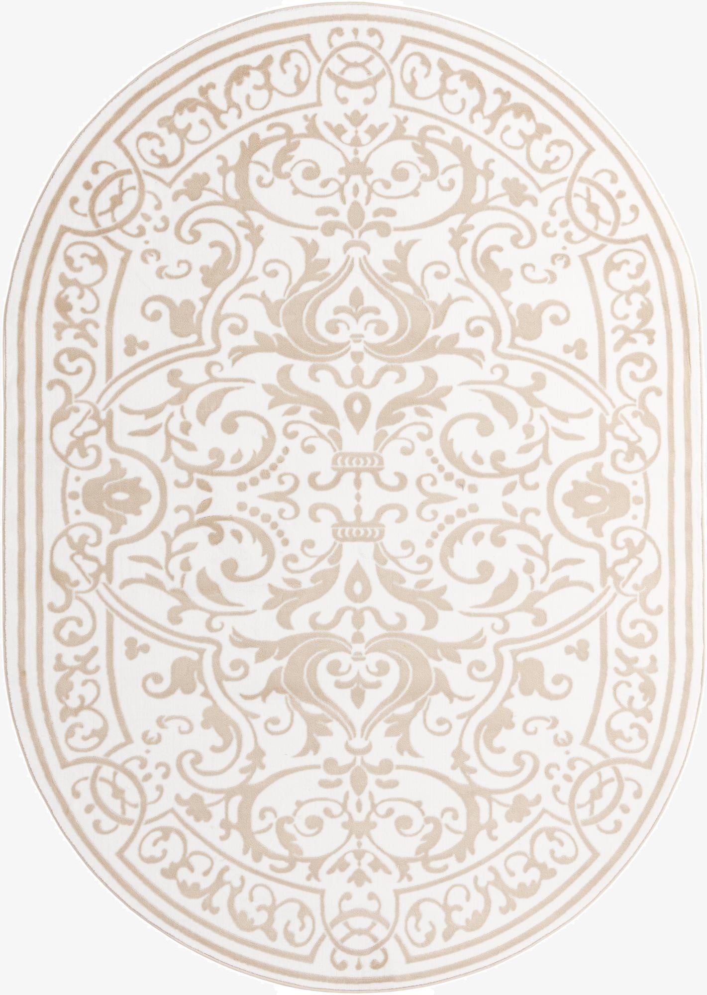  7' x 10' Hermitage Oval Rug