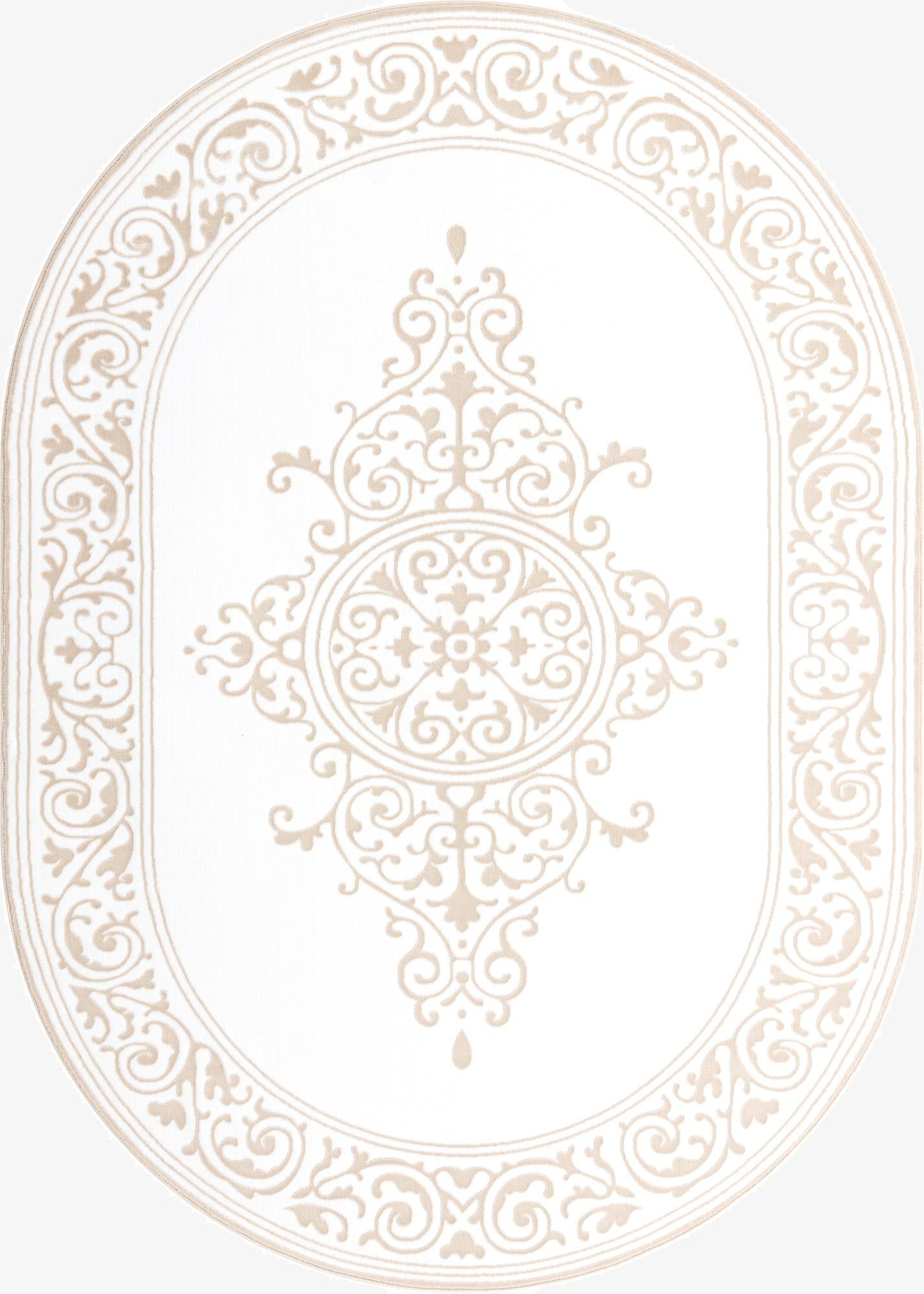  7' x 10' Hermitage Oval Rug