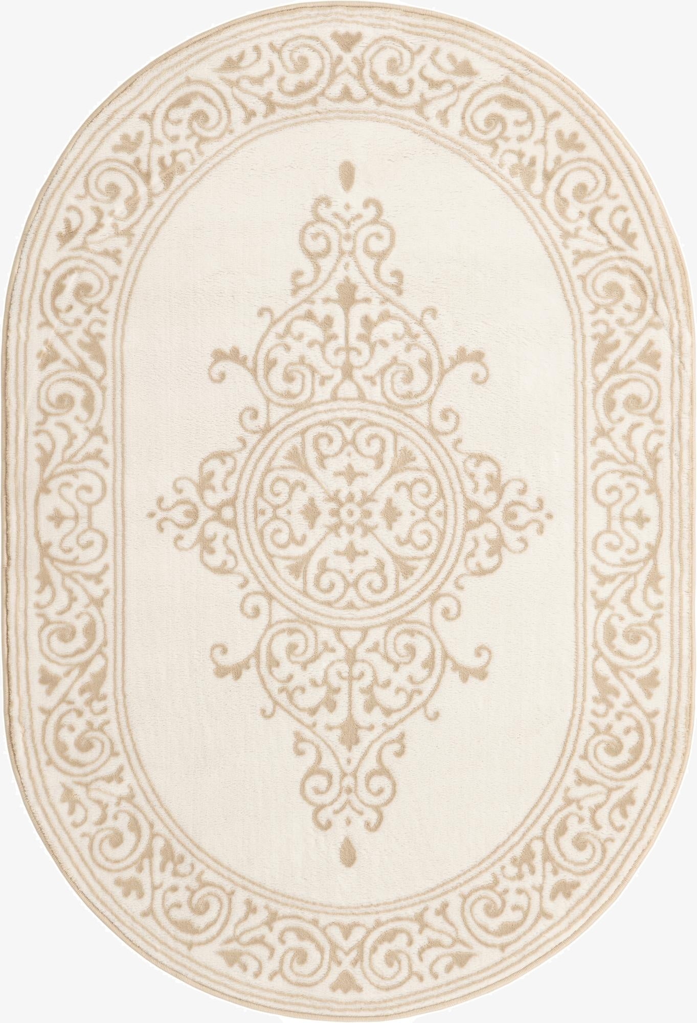  4' x 6' Hermitage Oval Rug