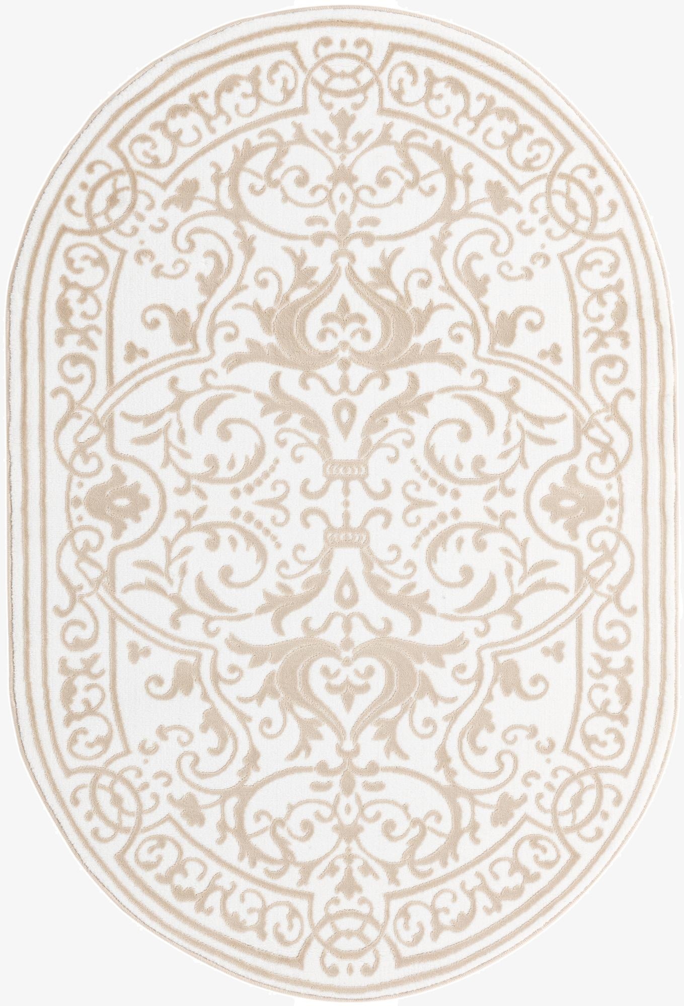  4' x 6' Hermitage Oval Rug