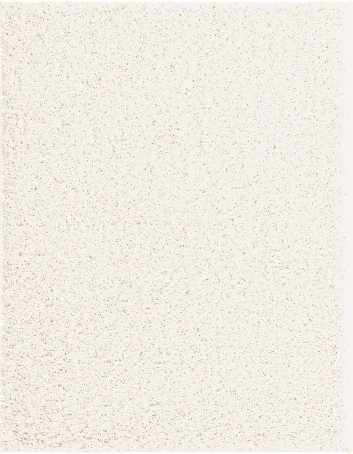 A 3x5 rectangular white shag rug with a textured pile, perfect for adding cozy comfort to any indoor space.