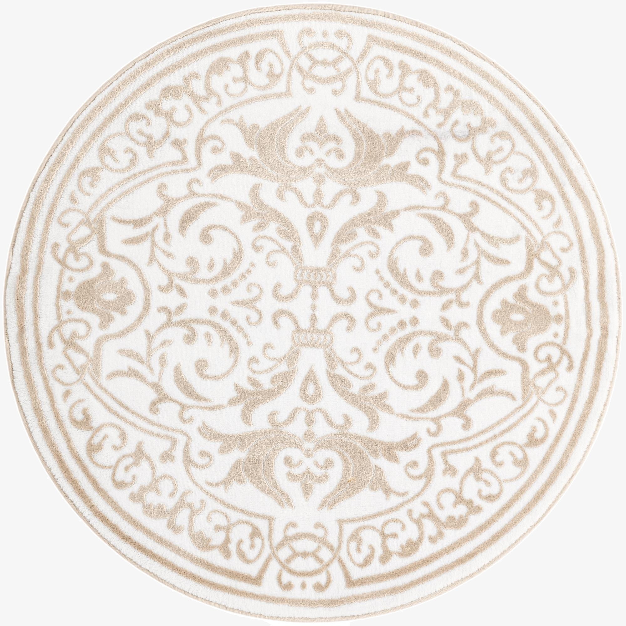  4' x 4' Hermitage Round Rug