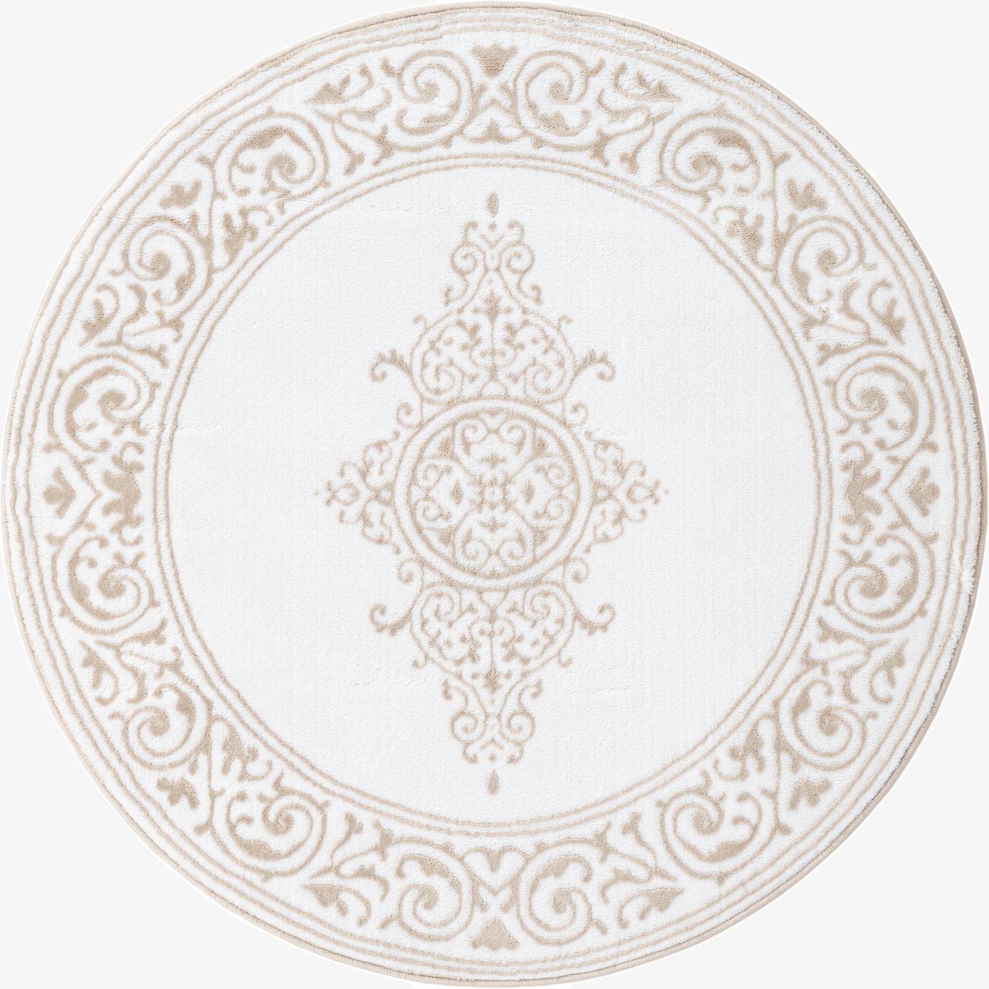  4' x 4' Hermitage Round Rug