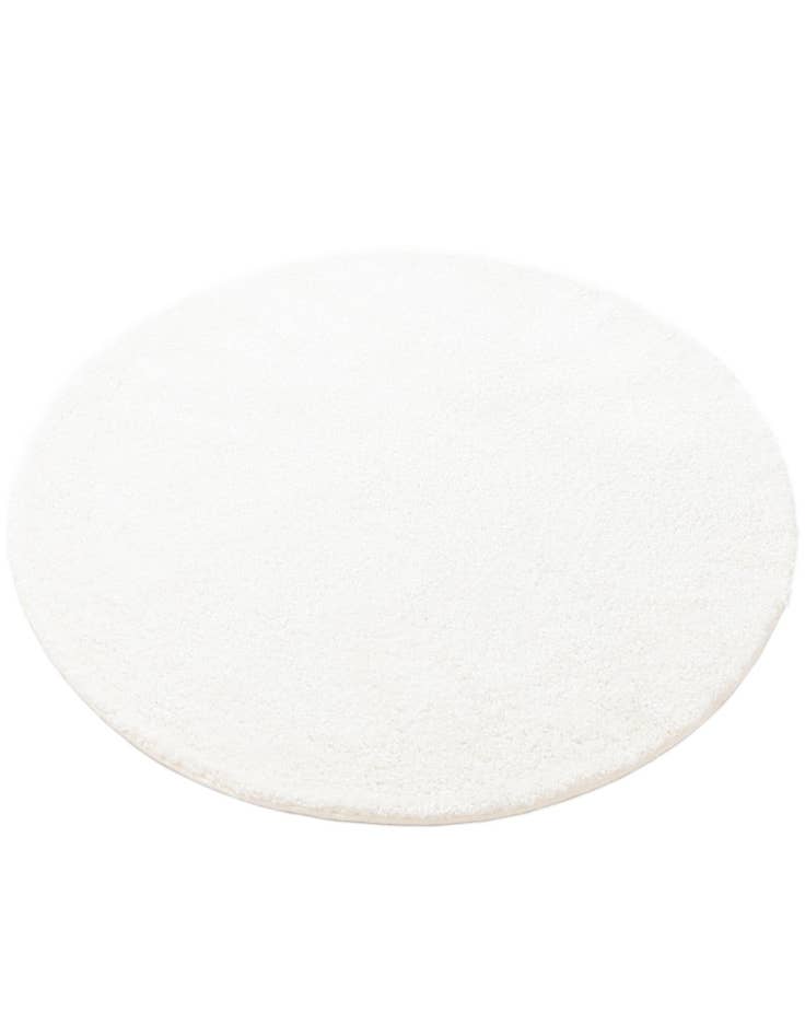 Detail image of  5' 3 x 5' 3 Solid Frieze Round Rug