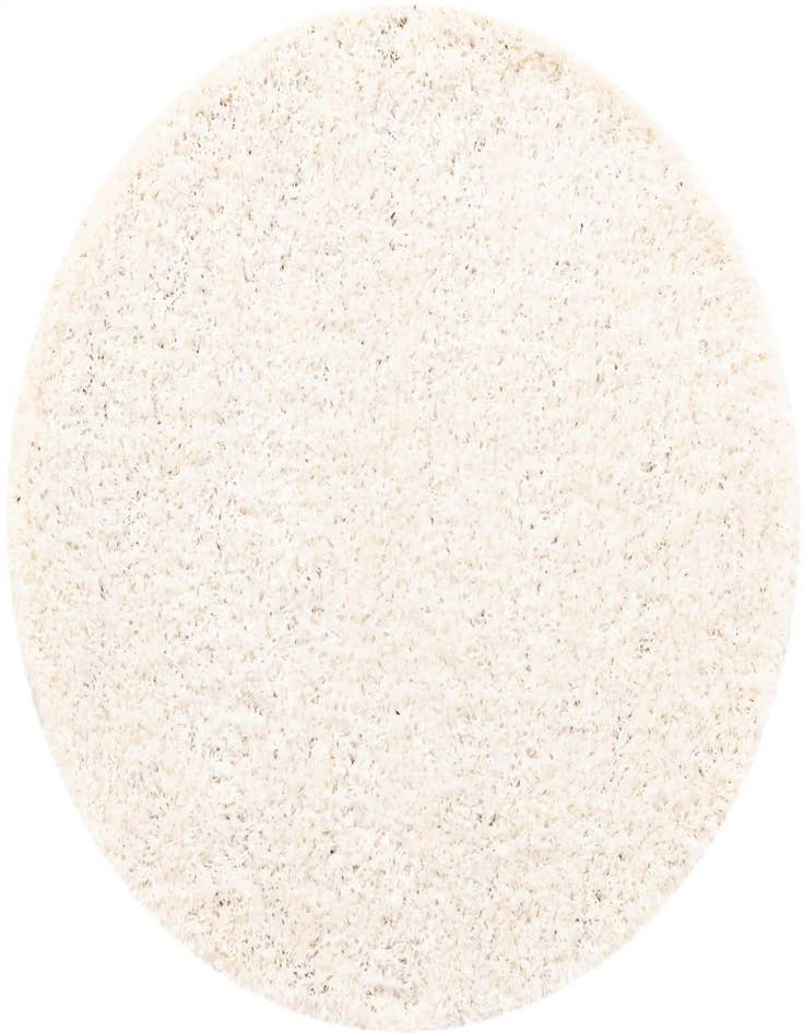 Detail image of  6' x 6' Solid Shag Round Rug