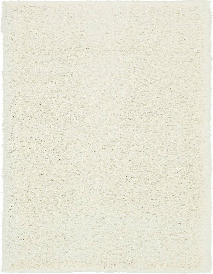 Detail image of 2' x 6' Solid Shag Runner Rug