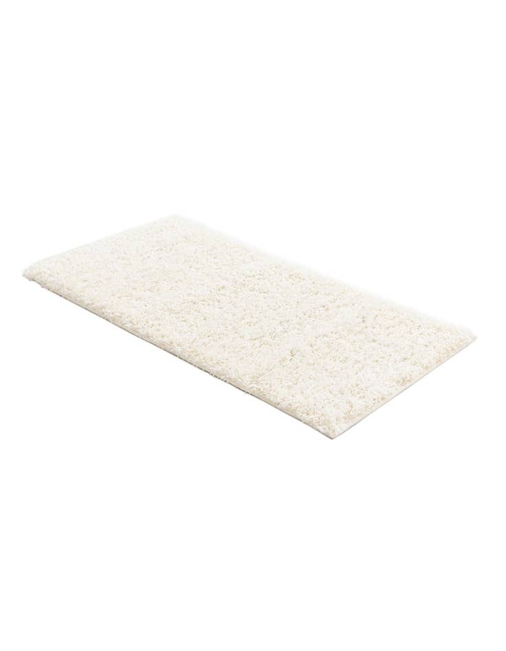 Detail image of  2' x 4' Solid Shag Runner Rug