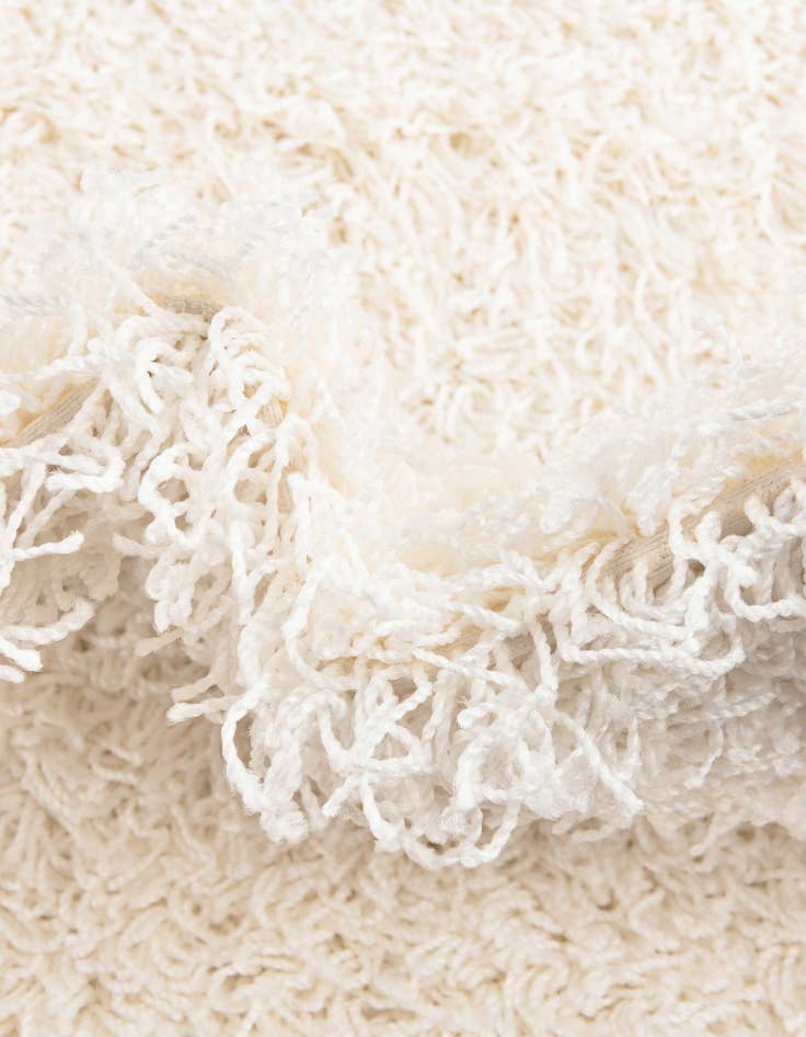 Detail image of  9' 10 x 9' 10 Comfort Solid Shag Square Rug