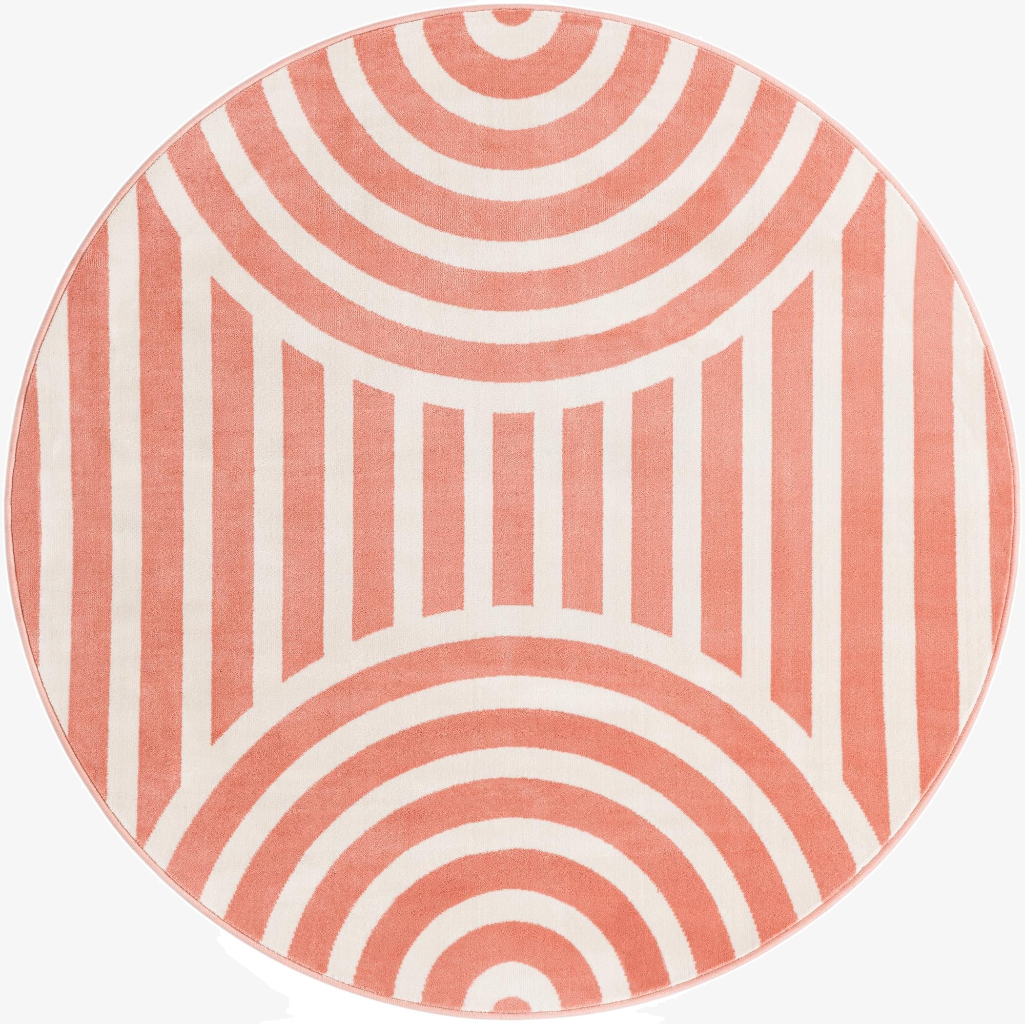  5' 3 x 5' 3 Whimsy Kids Round Rug