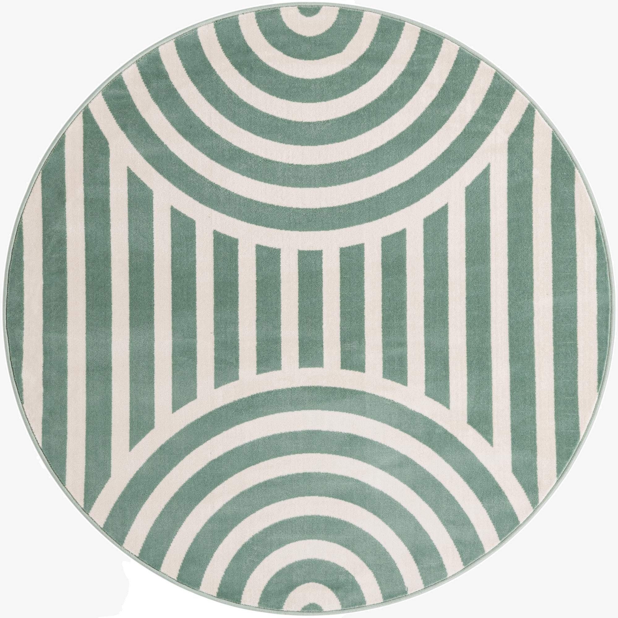  5' 3 x 5' 3 Whimsy Kids Round Rug