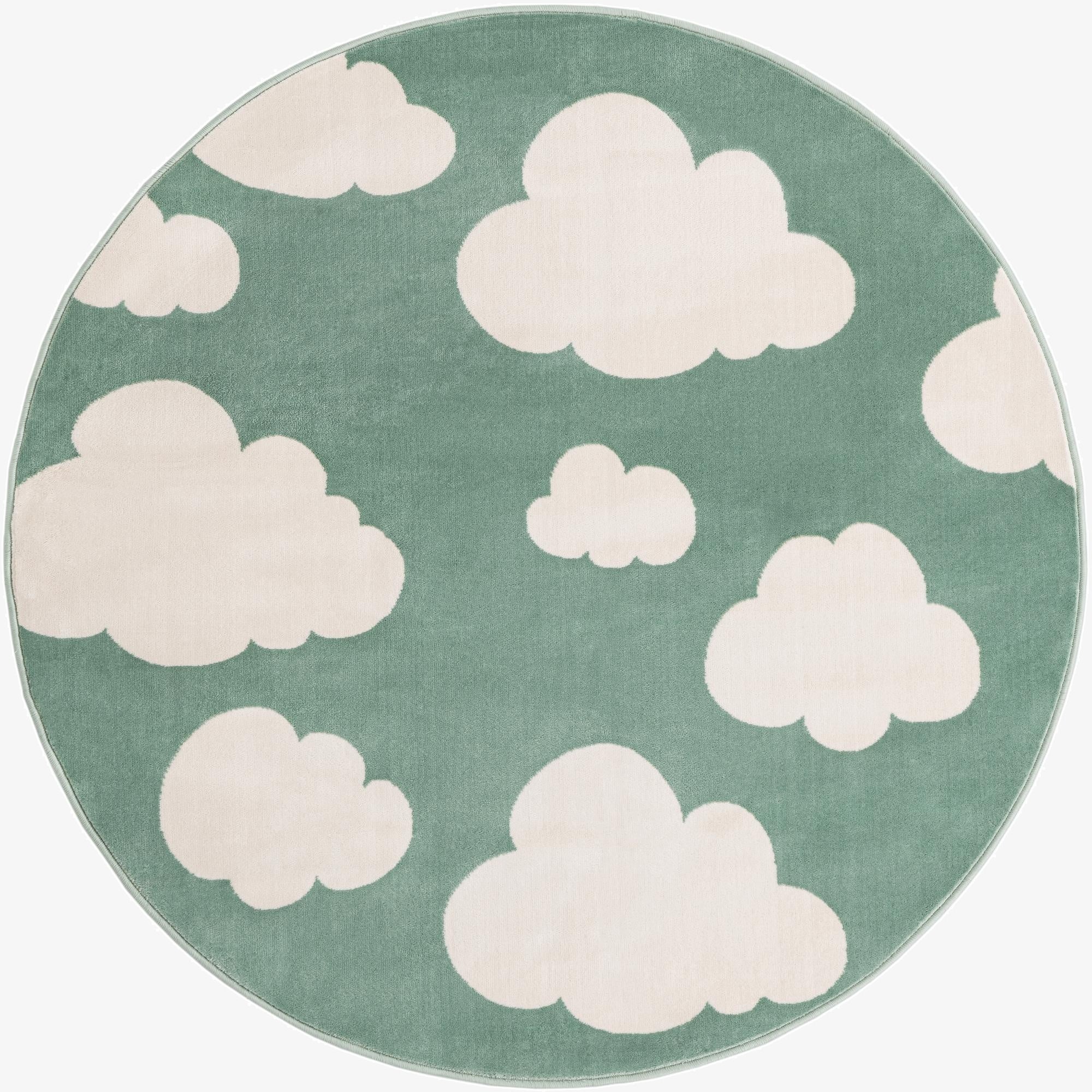  5' 3 x 5' 3 Whimsy Kids Round Rug
