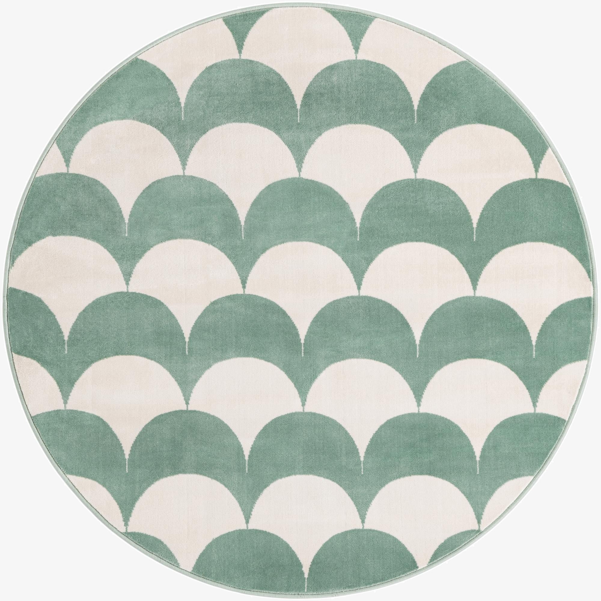  5' 3 x 5' 3 Whimsy Kids Round Rug