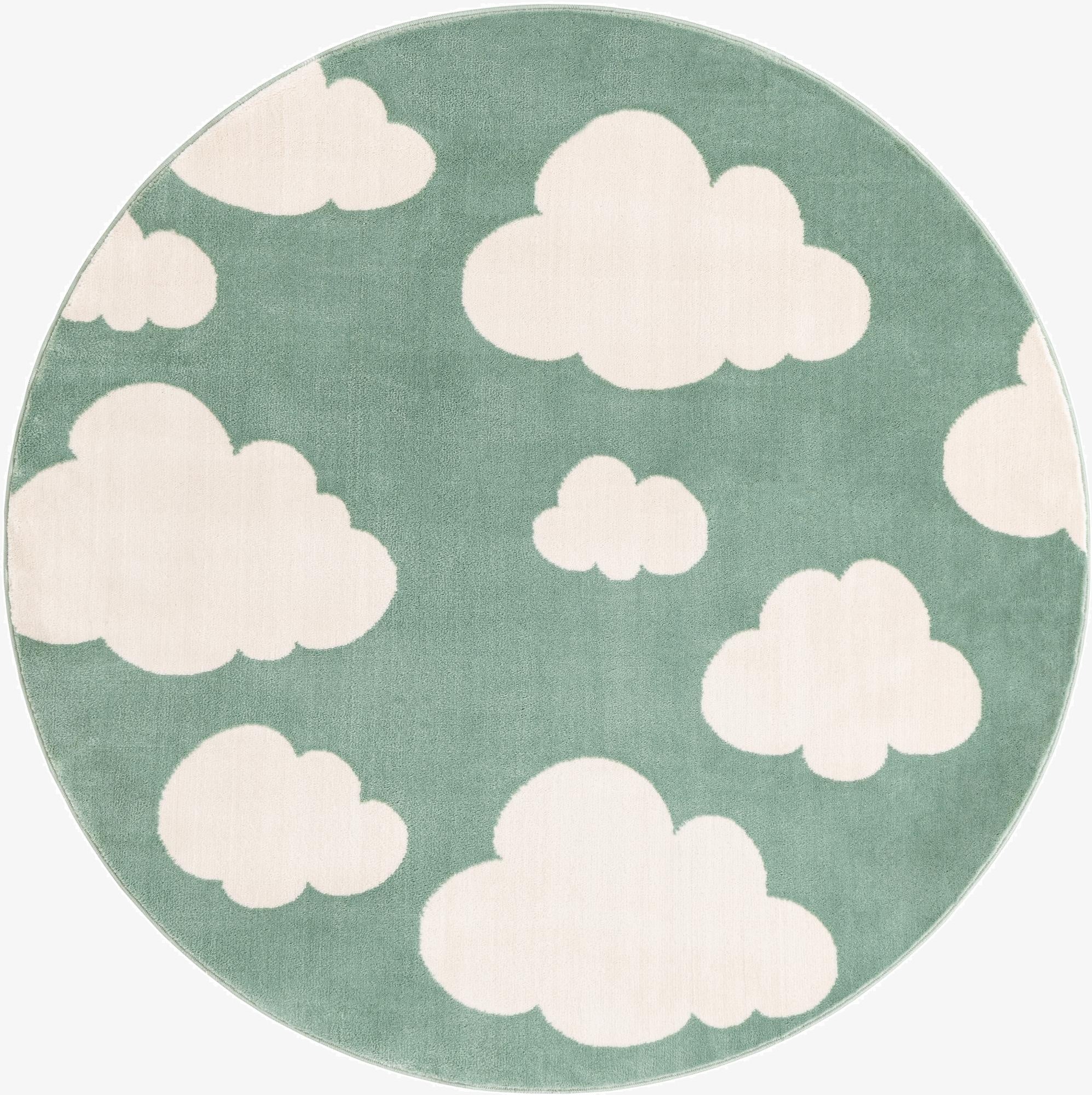 4' x 4' Whimsy Kids Round Rug