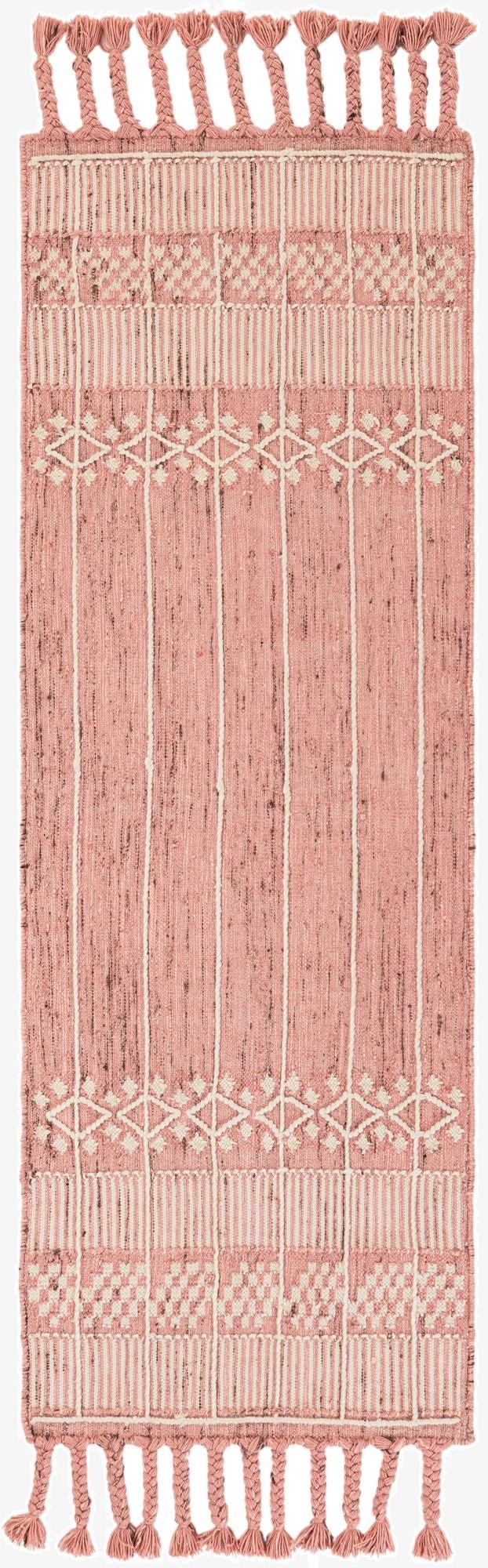  2' 2 x 6' 7  Washable Eco Bohemian Indoor / Outdoor Runner Rug