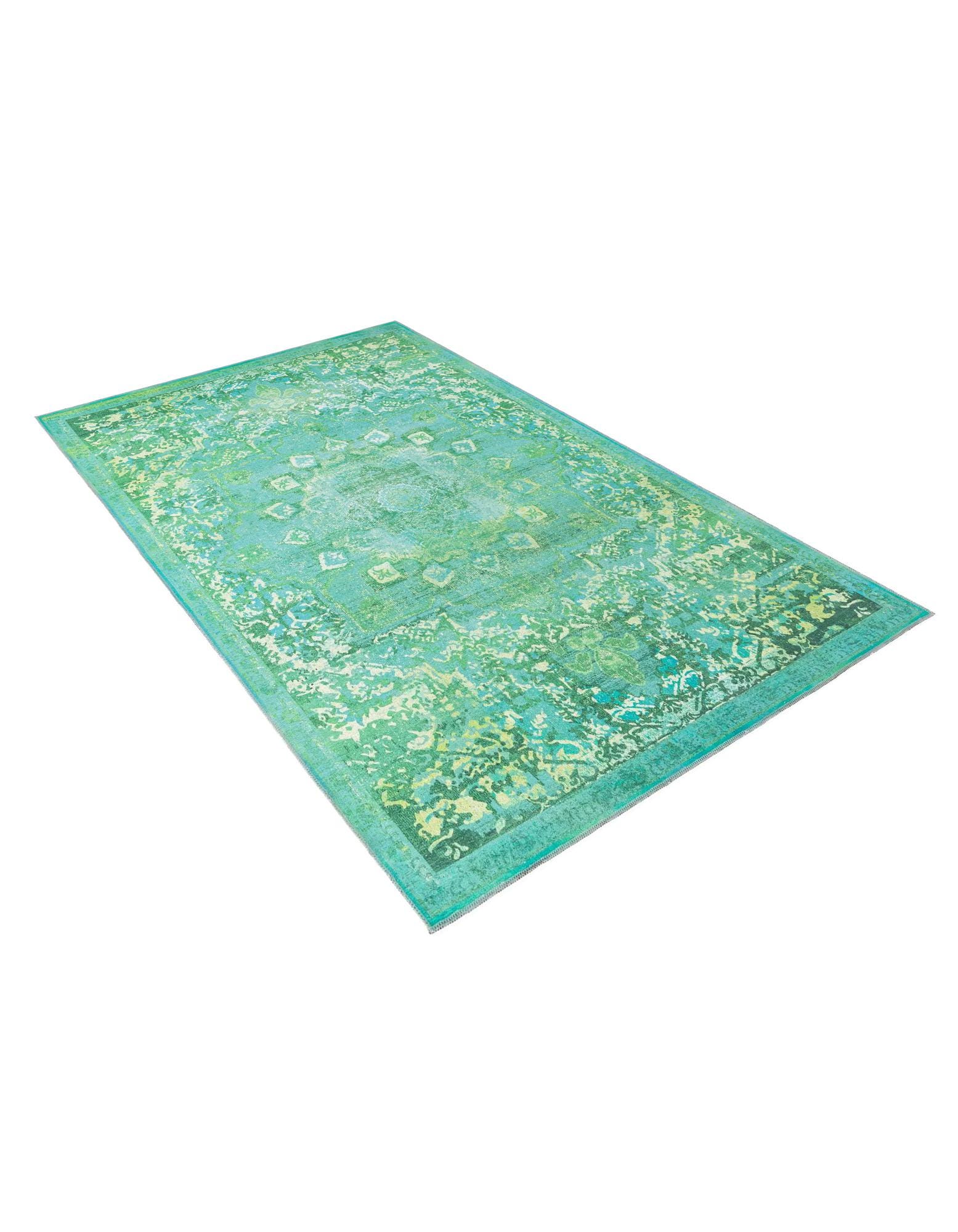 Spring Green 6' x 9' Washable Francesca Rug | Rugs.com