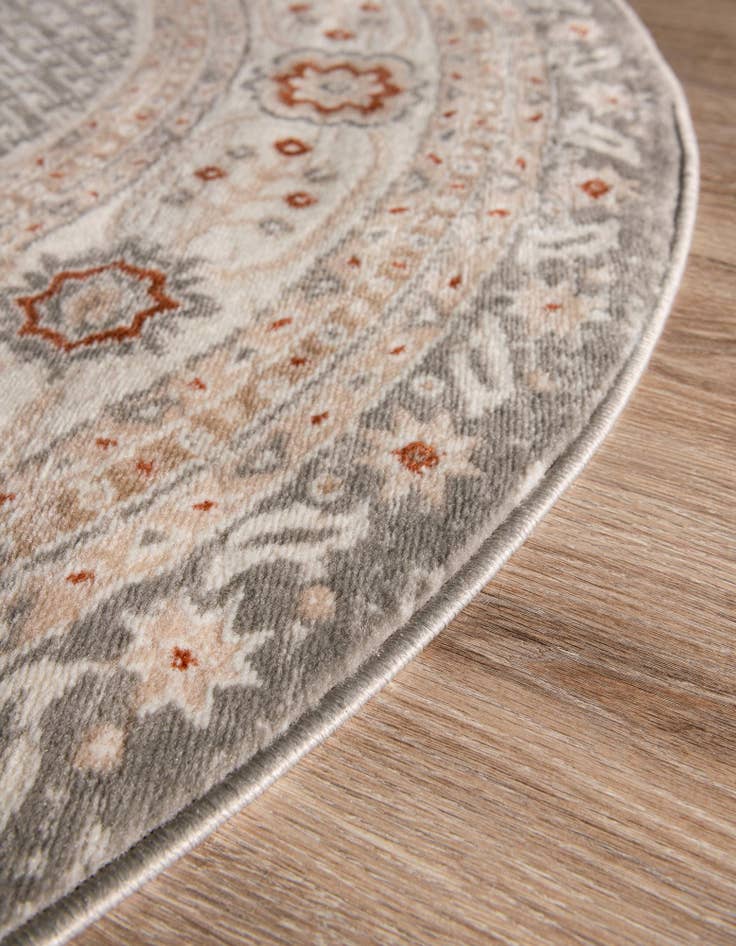Detail image of  5' 3 x 5' 3 Charlotte Round Rug