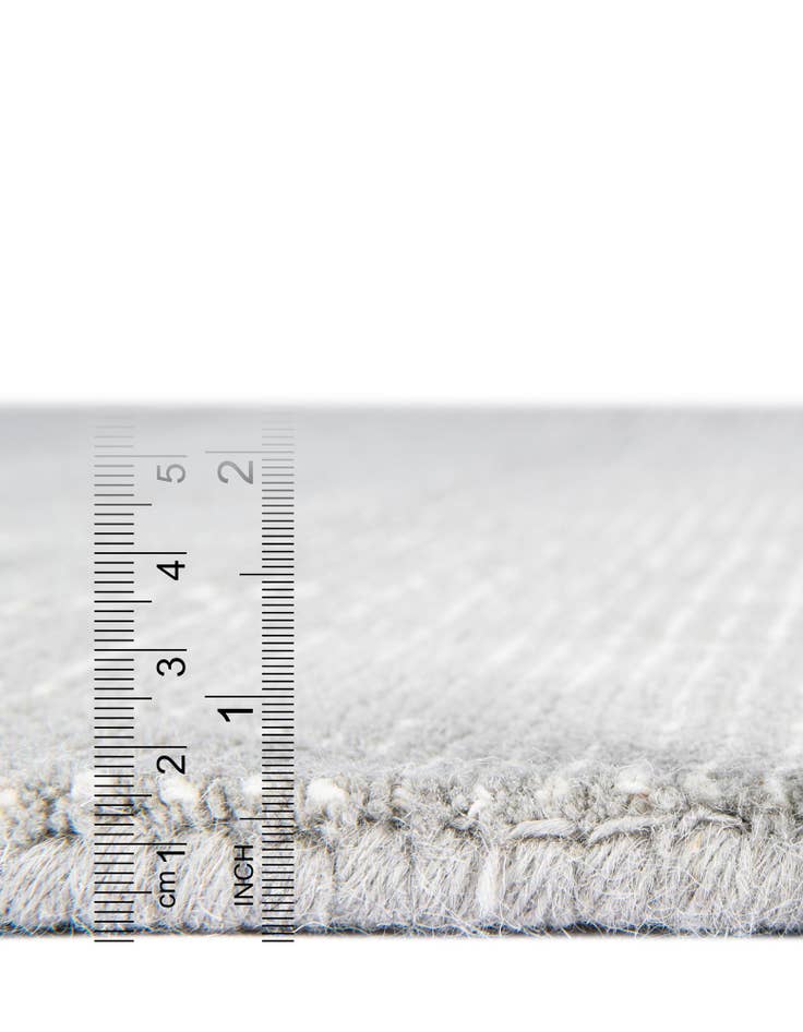 Detail image of  2' x 6' 1 WoolCraft Geometric Runner Rug