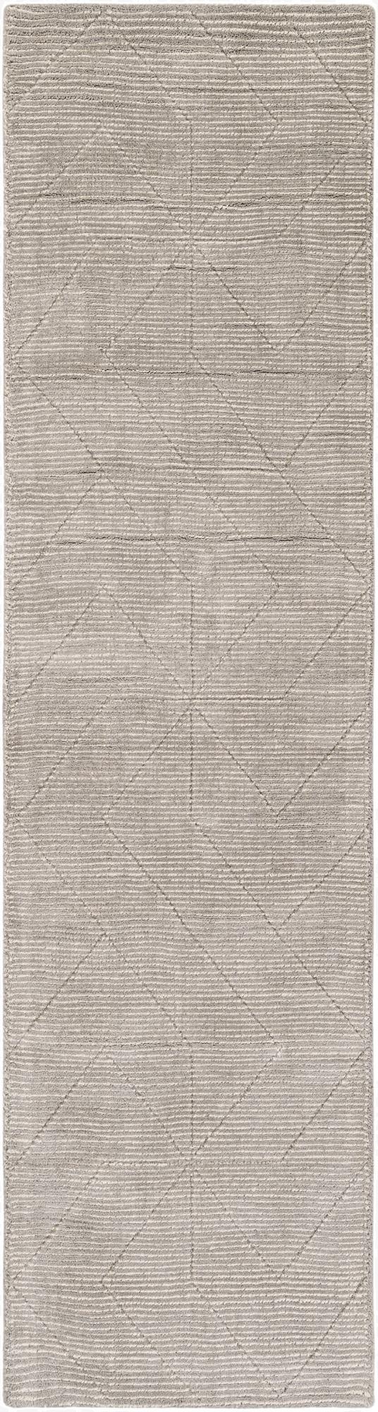  2' x 8' WoolCraft Geometric Runner Rug