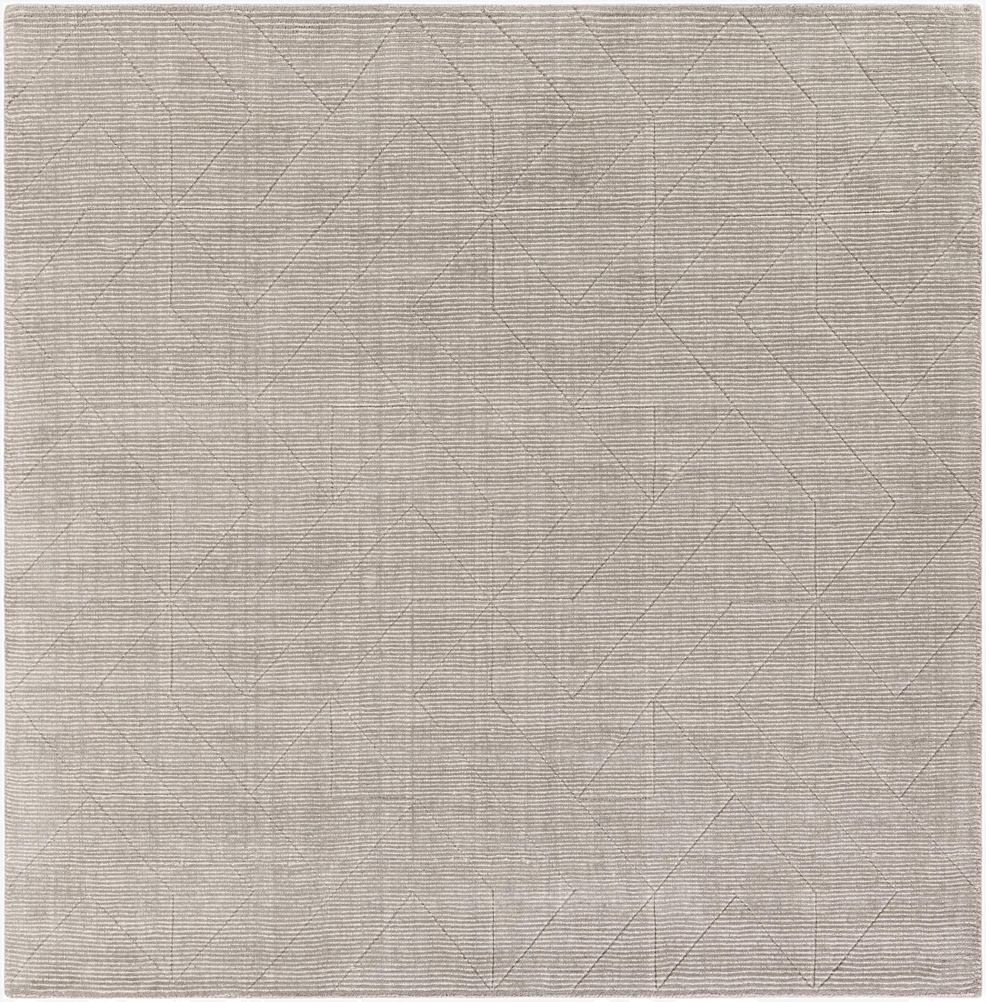  7' 10 x 7' 10 WoolCraft Geometric Square Rug
