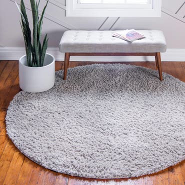  2' x 2' Zermatt Shag Round Rug