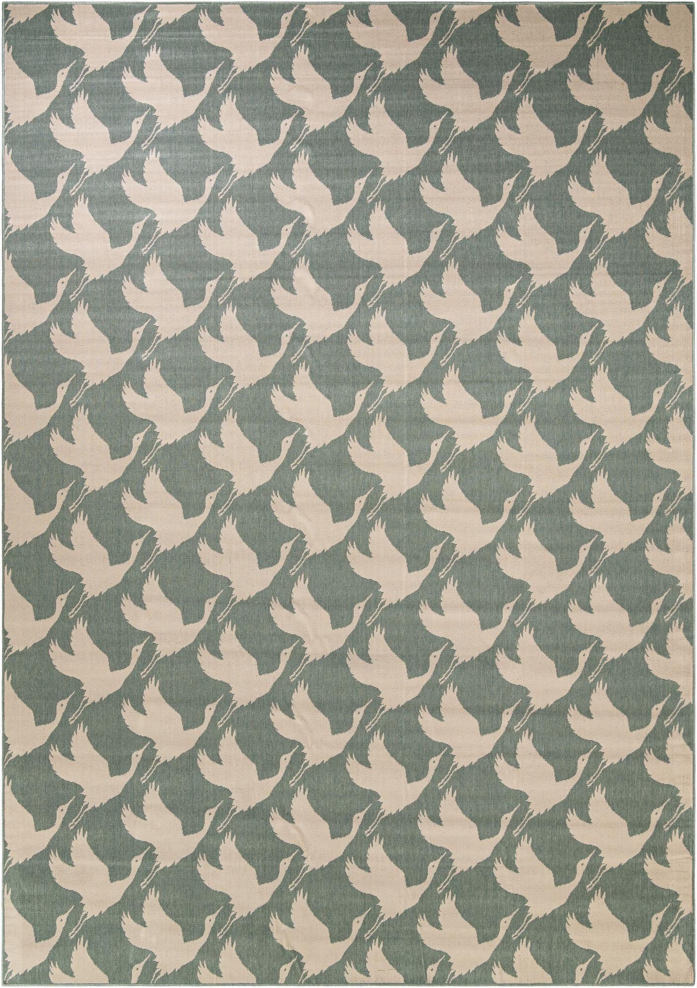  10' x 14'  Washable Coastal Indoor / Outdoor Rug