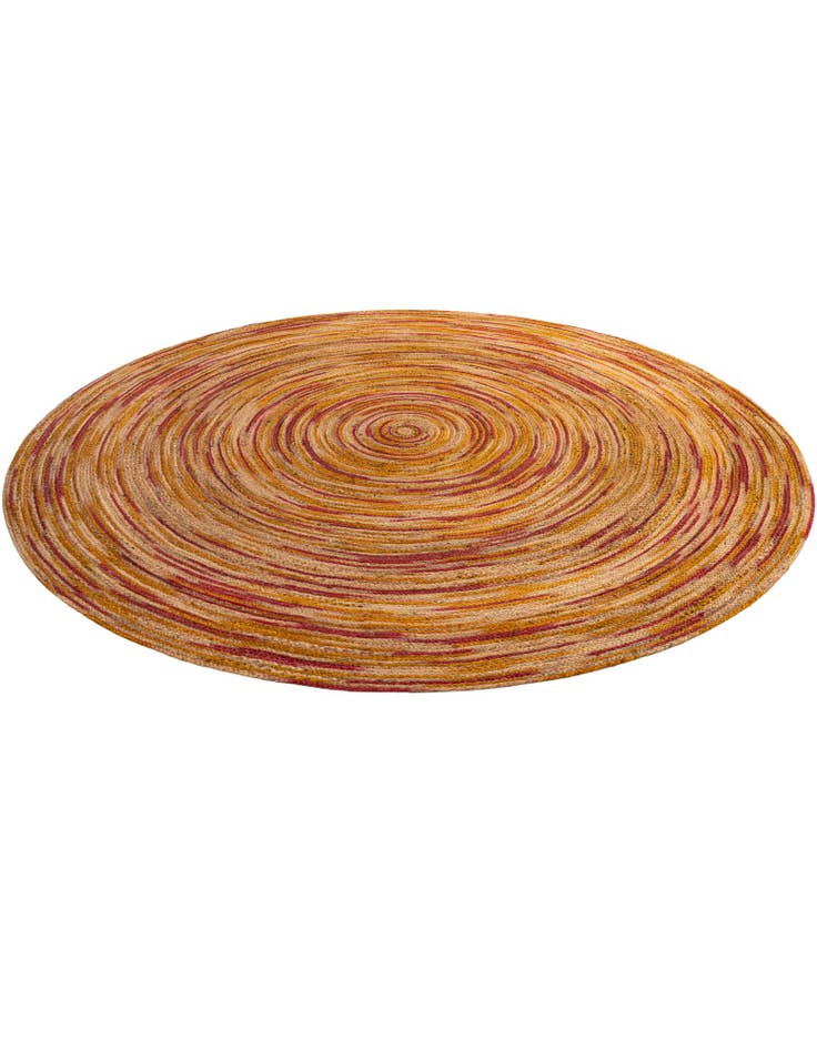 Detail image of  10' x 10'  Hand Braided Jute Round Rug