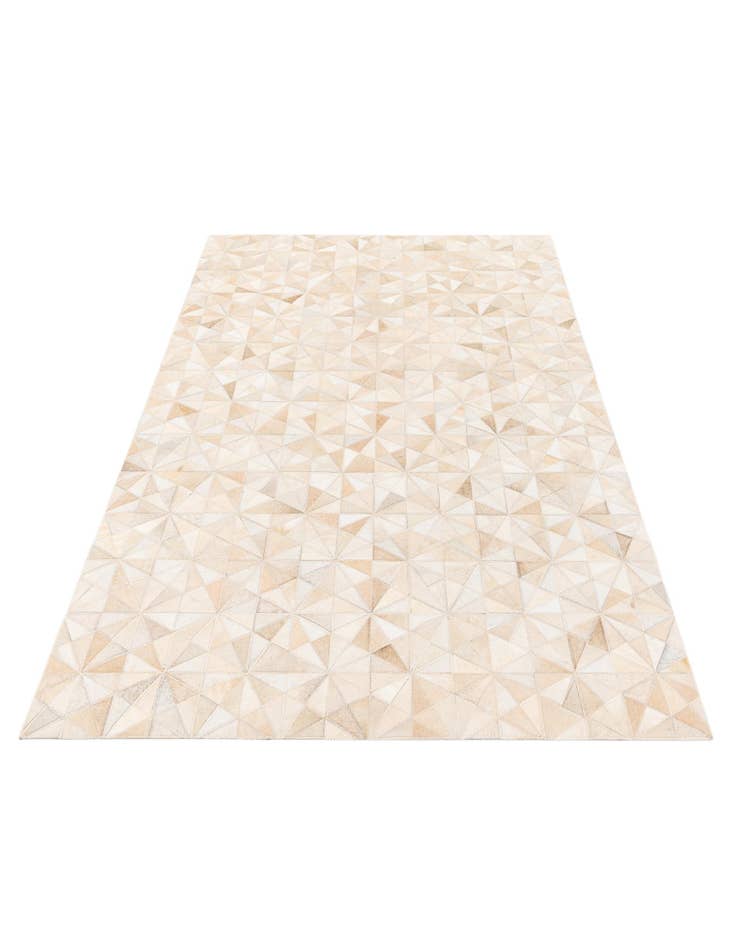 Detail image of  3' 11 x 6' Cowhide Stocks Rug