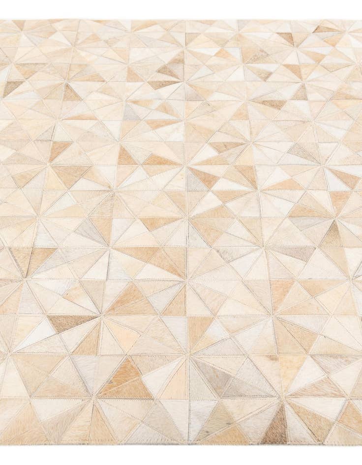 Detail image of  3' 11 x 6' Cowhide Stocks Rug