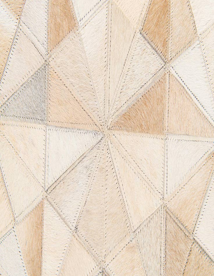 Detail image of  3' 11 x 6' Cowhide Stocks Rug